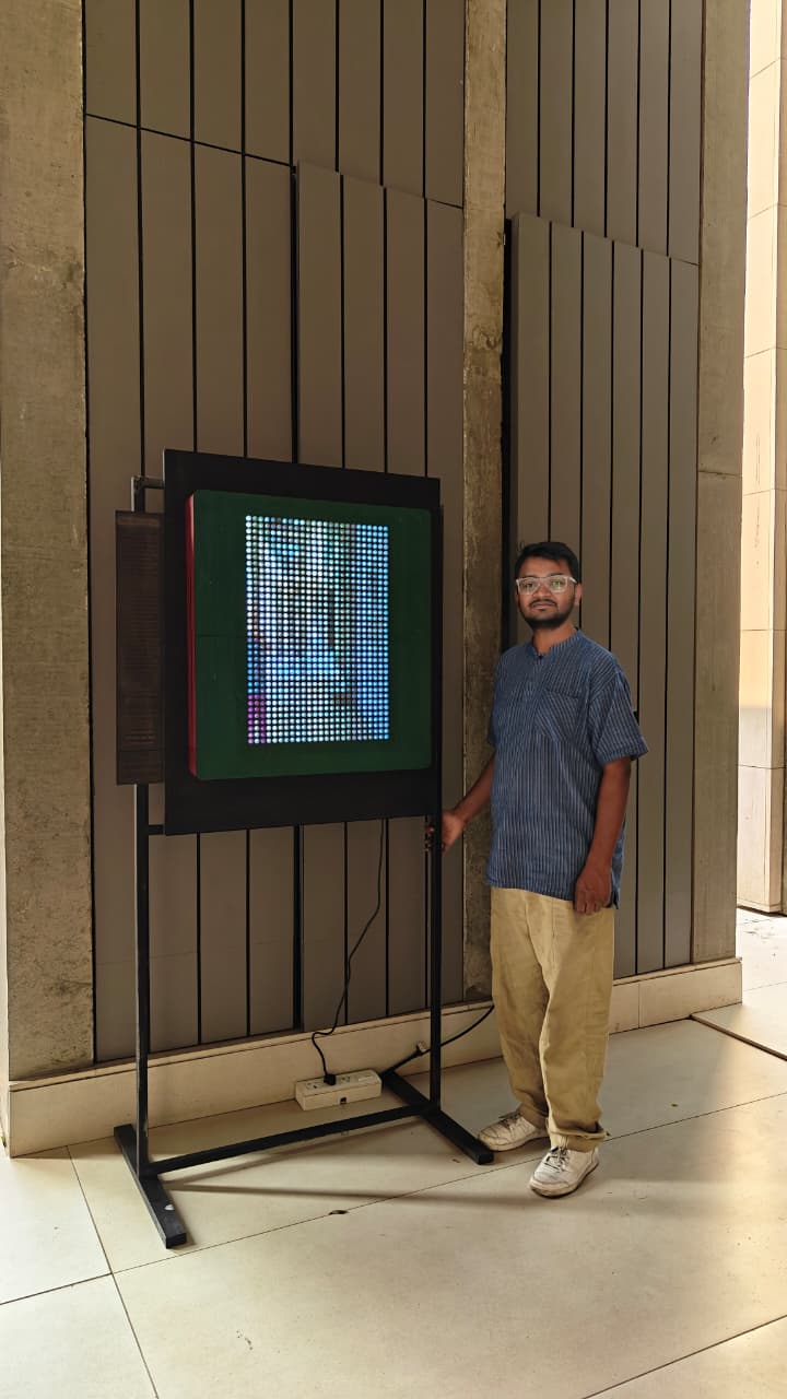 Installation in corridor, Flame Design Lab
